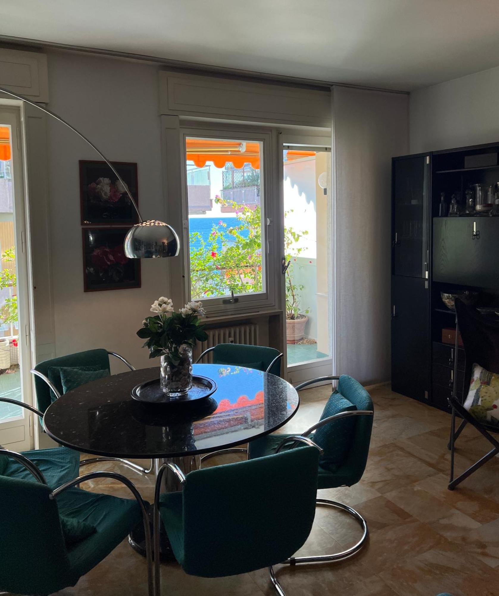 Tre Ponti Beach Apartment - Terrazzo Vista Mare Sanremo Eksteriør billede
